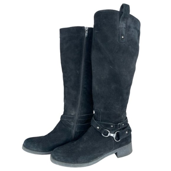 Bjorndal Shoes - BJORNDAL Hobson wide calf leather tall riding boots
